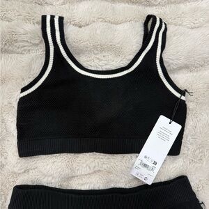 ALO Tennis Club Sweater Knit Bra